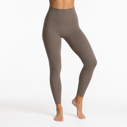 High-Waisted Ribbed Leggings