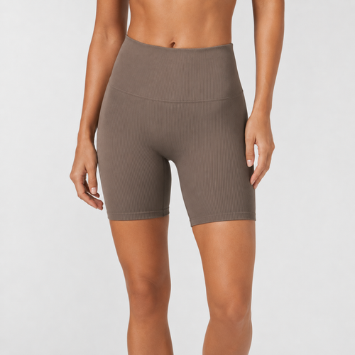 Seamless Ribbed Bike Shorts