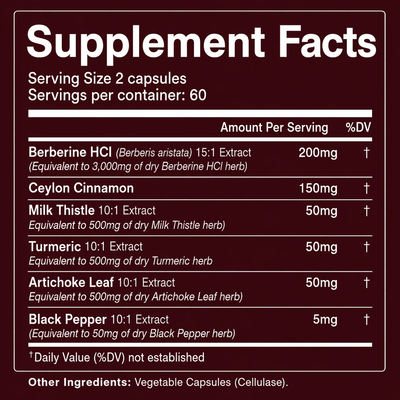 Nulovita Berberine Capsules