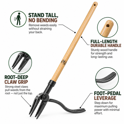 Standing Weed Puller Tool